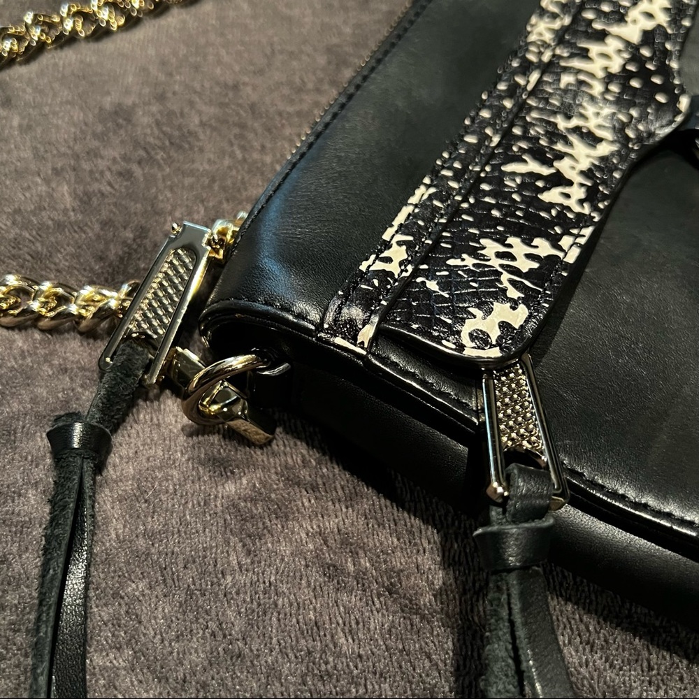 Rebecca Minkoff Convertible MAC “Morning After Clutch” Bag. Black Leather. - Picture 5 of 12